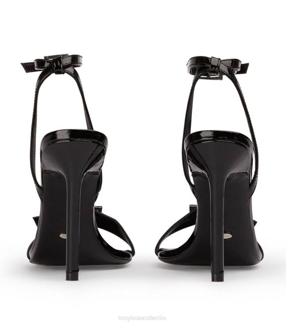 Stöckelschuhe| de Tony Bianco Frauen Mopsy-Absätze schwarzes Lackleder 4624140